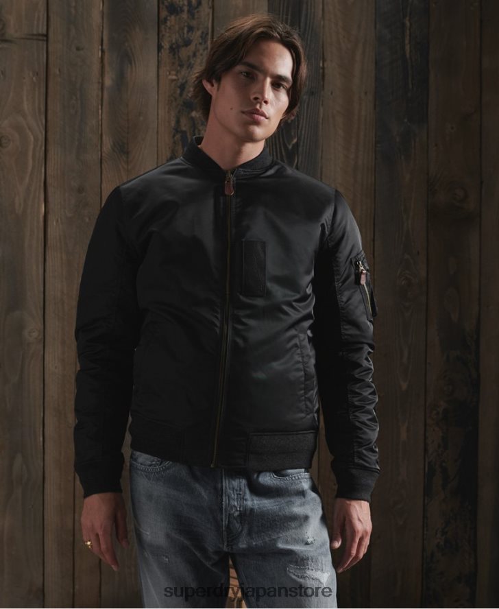 限定版ドライリバーシブルジャケット 男性 Superdry 衣類 黒 2J62PZ4770