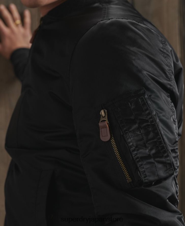 限定版ドライリバーシブルジャケット 男性 Superdry 衣類 黒 2J62PZ4770