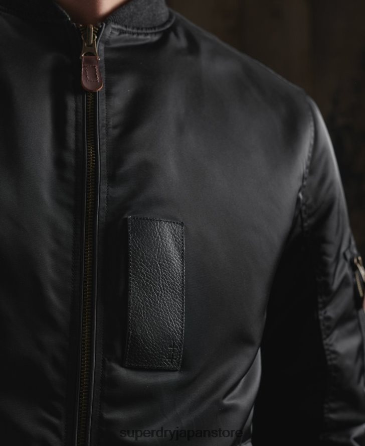 限定版ドライリバーシブルジャケット 男性 Superdry 衣類 黒 2J62PZ4770