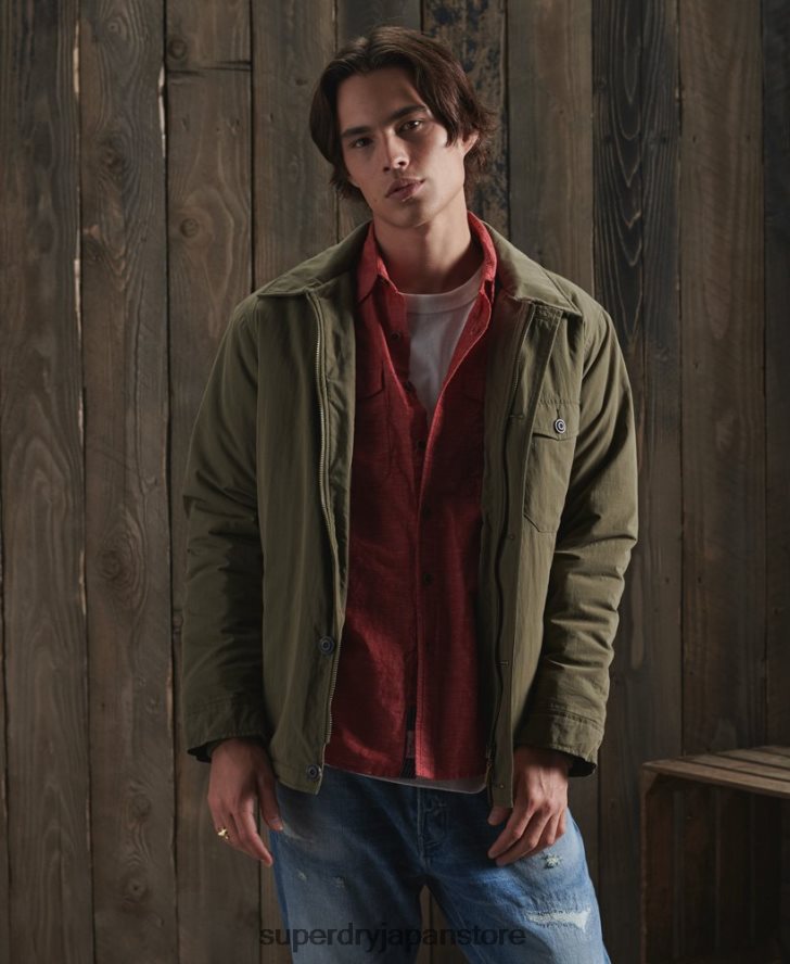 限定版ドライタンクジャケット 男性 Superdry 衣類 カーキ 2J62PZ4771