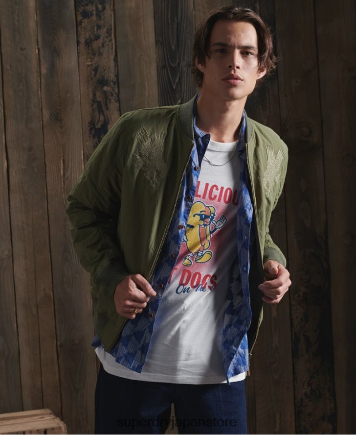 限定版ドライスーベニアジャケット 男性 Superdry 衣類 カーキ 2J62PZ4772