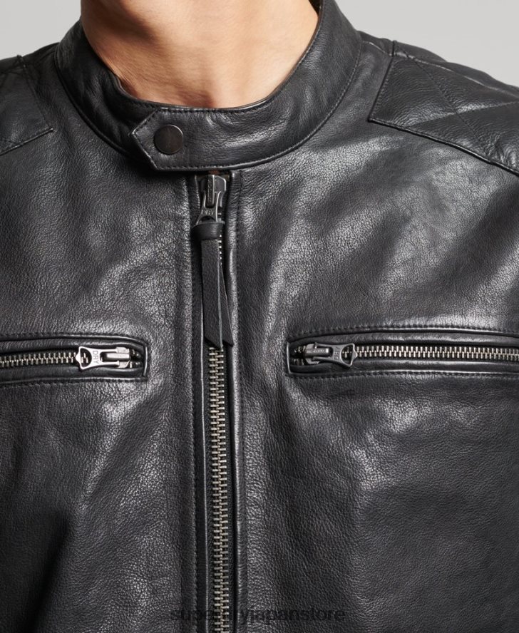 モトレーサージャケット 男性 Superdry 衣類 黒 2J62PZ4776