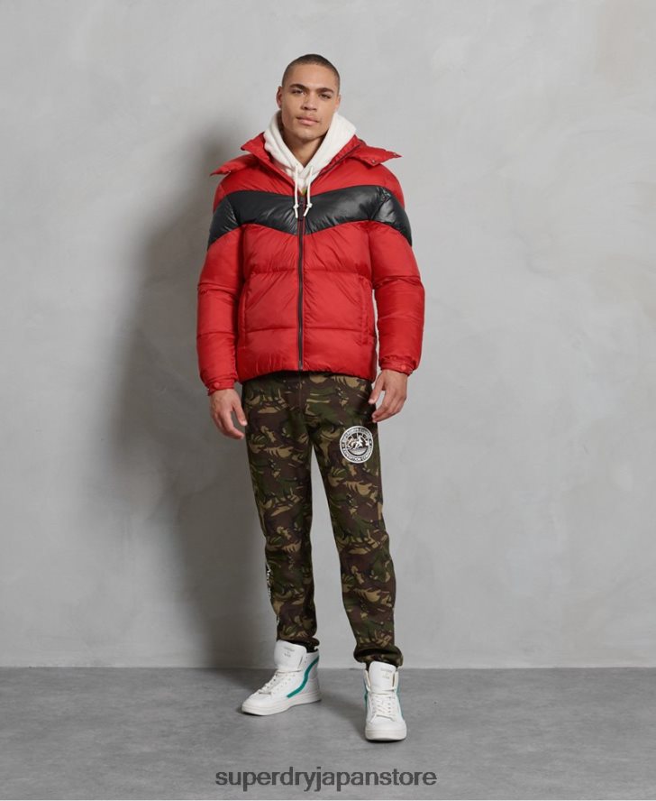 ストラタスパッド入りジャケット 男性 Superdry 衣類 赤 2J62PZ4789