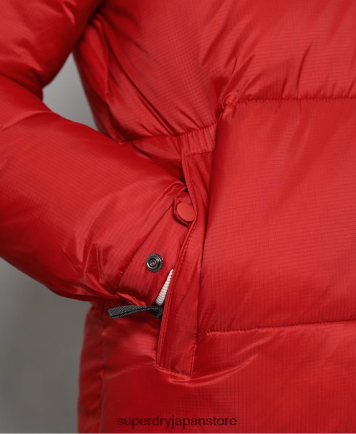 ストラタスパッド入りジャケット 男性 Superdry 衣類 赤 2J62PZ4789