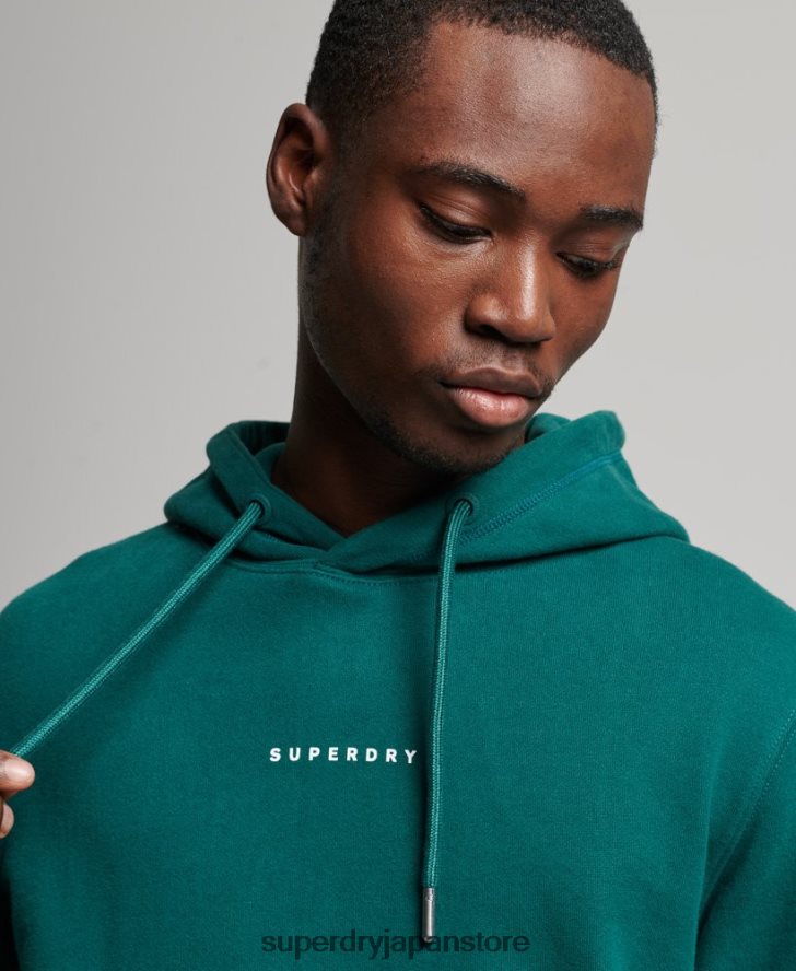 コードサープラスロゴパーカー 男性 Superdry 衣類 緑 2J62PZ482