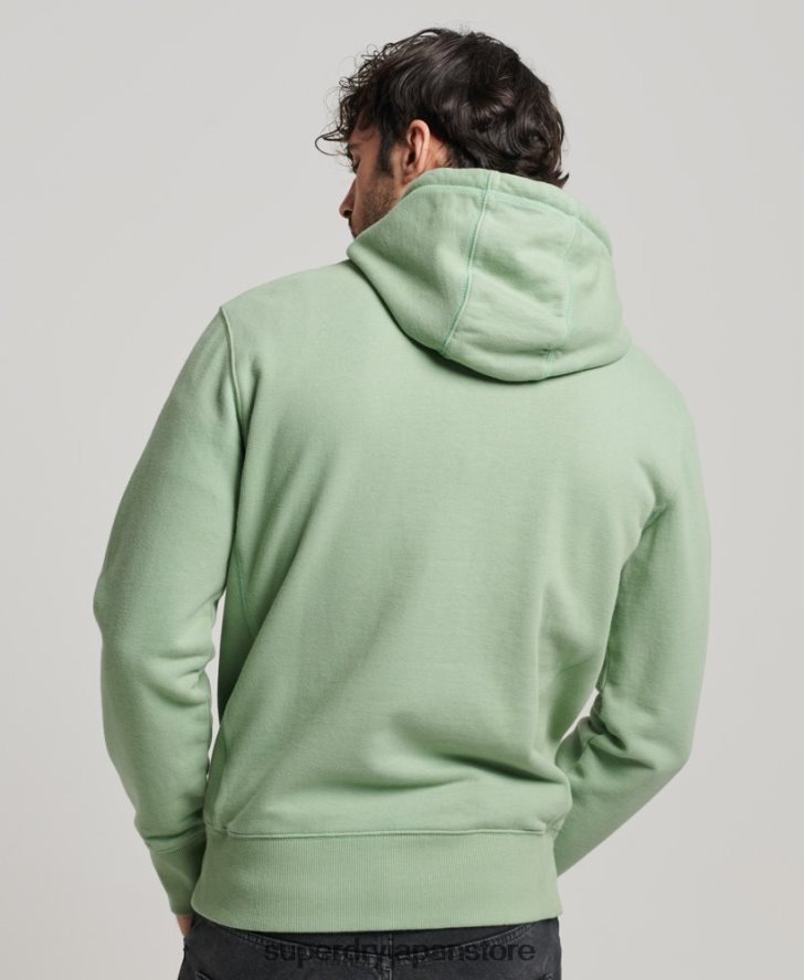 コードサープラスロゴパーカー 男性 Superdry 衣類 緑 2J62PZ493