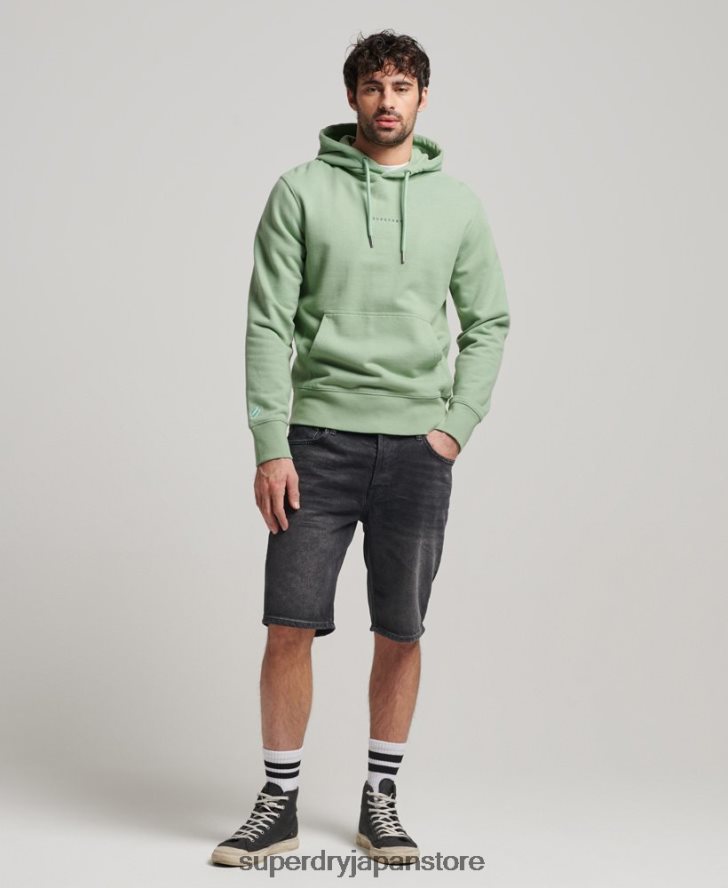 コードサープラスロゴパーカー 男性 Superdry 衣類 緑 2J62PZ493