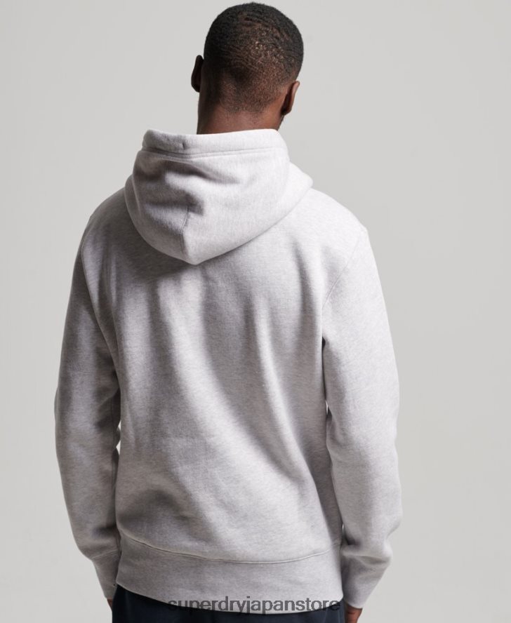 コードスポーツウェアパーカー 男性 Superdry 衣類 グレー 2J62PZ495