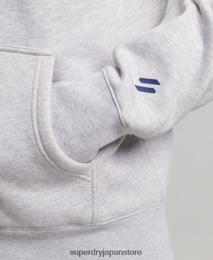 コードスポーツウェアパーカー 男性 Superdry 衣類 グレー 2J62PZ495
