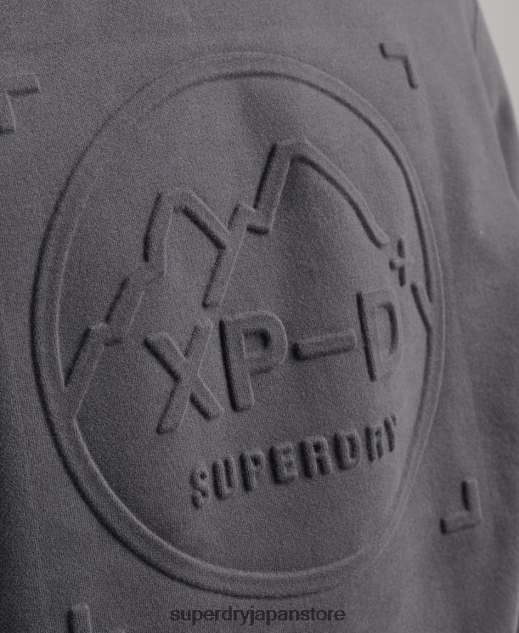 エクスペディション ルーズ クルー スウェットシャツ 男性 Superdry 衣類 濃い灰色 2J62PZ5000
