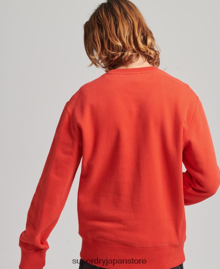 エクスペディション ルーズ クルー スウェットシャツ 男性 Superdry 衣類 赤 2J62PZ5013