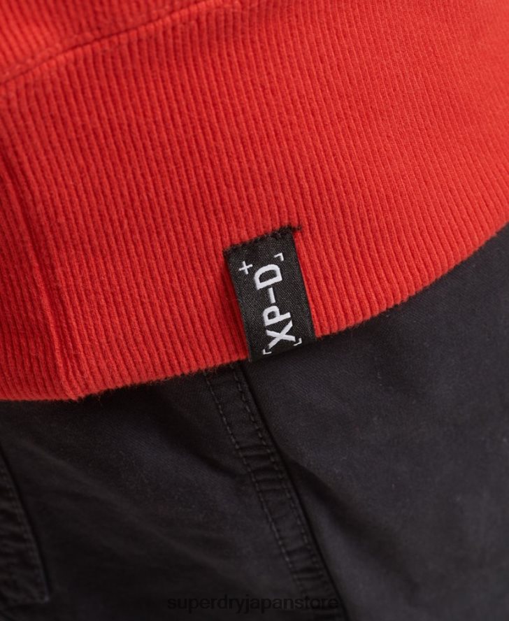 エクスペディション ルーズ クルー スウェットシャツ 男性 Superdry 衣類 赤 2J62PZ5013