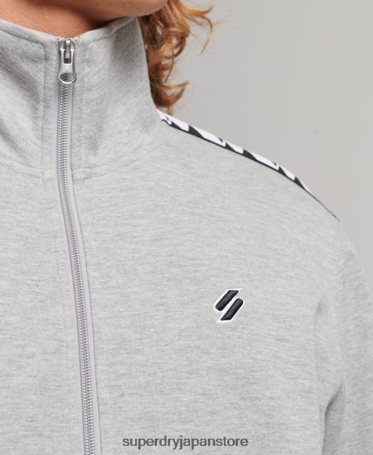 テープトラックトップ 男性 Superdry 衣類 グレー 2J62PZ5016