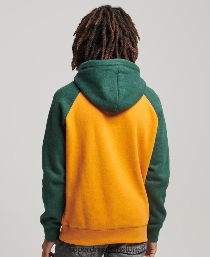 スーパーバム ラグラン パーカー 男性 Superdry 衣類 金 2J62PZ501