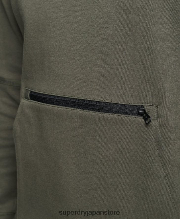 ハイテクパーカー 男性 Superdry 衣類 カーキ 2J62PZ5021