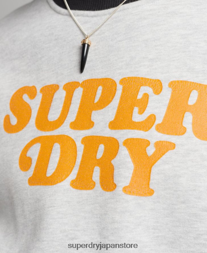 ヴィンテージ クーパー クラシック クルー スウェットシャツ 男性 Superdry 衣類 ライトグレー 2J62PZ5027
