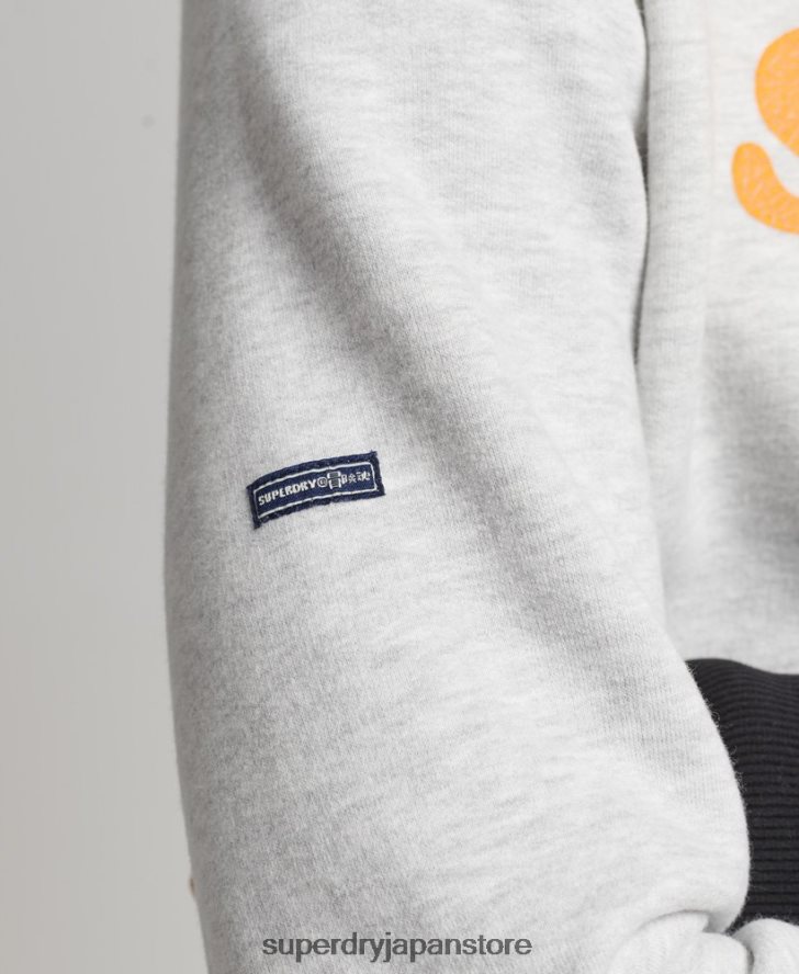 ヴィンテージ クーパー クラシック クルー スウェットシャツ 男性 Superdry 衣類 ライトグレー 2J62PZ5027
