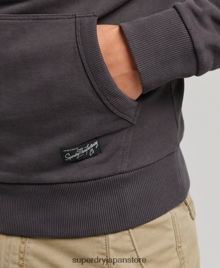 ヴィンテージダウンタウンスクリプトパーカー 男性 Superdry 衣類 茶色 2J62PZ5028