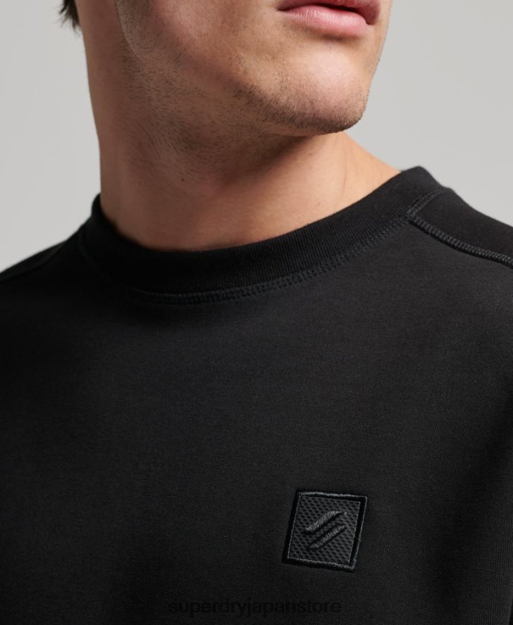 テッククルースウェットシャツ 男性 Superdry 衣類 黒 2J62PZ504