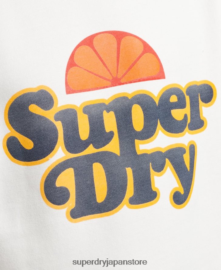クーパーノスタルジアクルースウェットシャツ 男性 Superdry 衣類 クリーム 2J62PZ5051