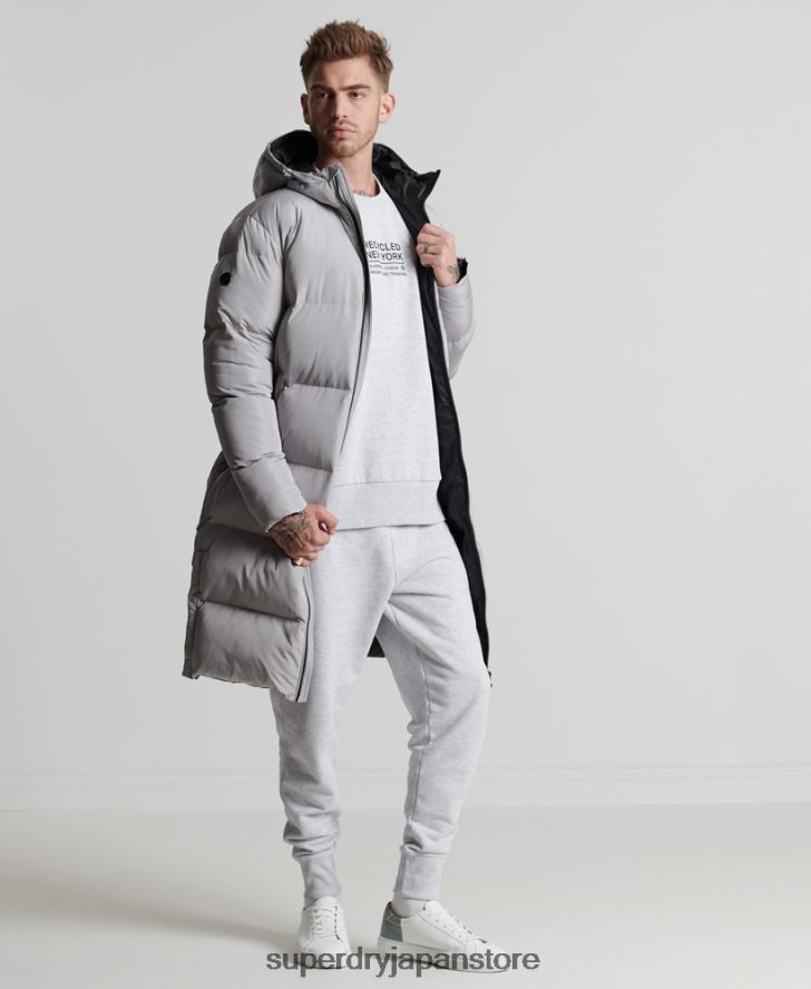 リサイクルシティクルースウェットシャツ 男性 Superdry 衣類 ライトグレー 2J62PZ5055