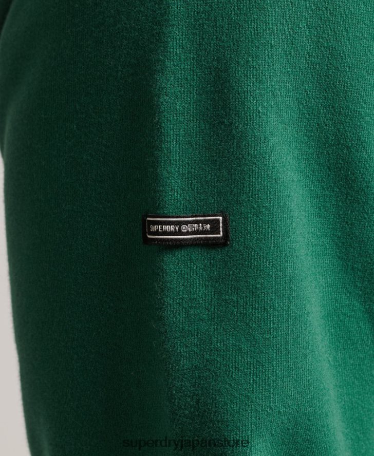 サイケロックパーカー 男性 Superdry 衣類 緑 2J62PZ5056