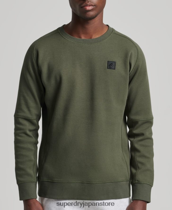 テッククルースウェットシャツ 男性 Superdry 衣類 カーキ 2J62PZ5065