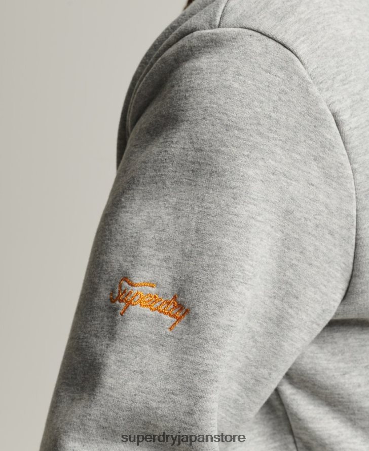 ヴィンテージ カレッジ クルー スウェットシャツ 男性 Superdry 衣類 グレー 2J62PZ5078
