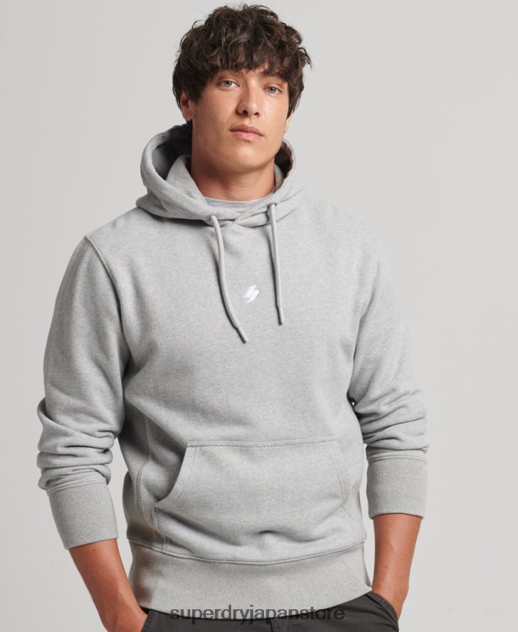 スポーツロゴクラブパーカー 男性 Superdry 衣類 グレー 2J62PZ5118