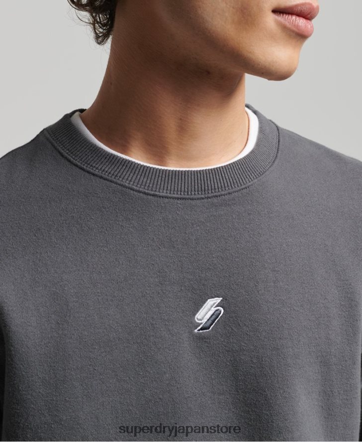 コードリニアルーズクルースウェットシャツ 男性 Superdry 衣類 濃い灰色 2J62PZ5125