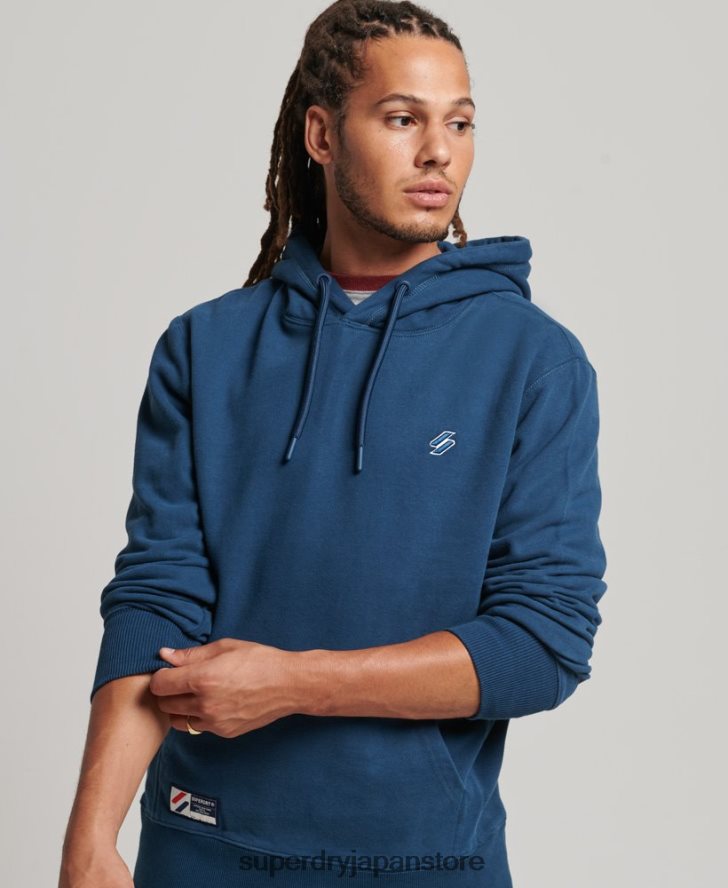 エッセンシャルパーカー 男性 Superdry 衣類 濃紺 2J62PZ5126
