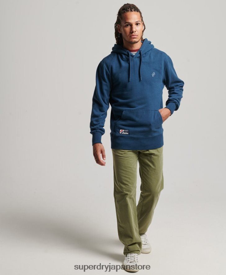 エッセンシャルパーカー 男性 Superdry 衣類 濃紺 2J62PZ5126