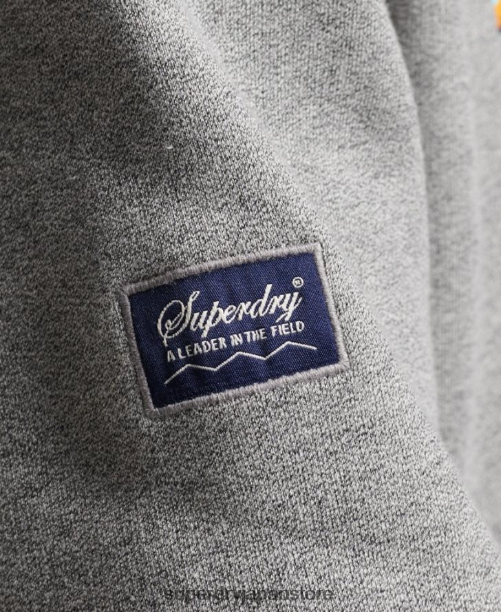 コアロゴ アウトドア パーカー 男性 Superdry 衣類 ライトグレー 2J62PZ5129
