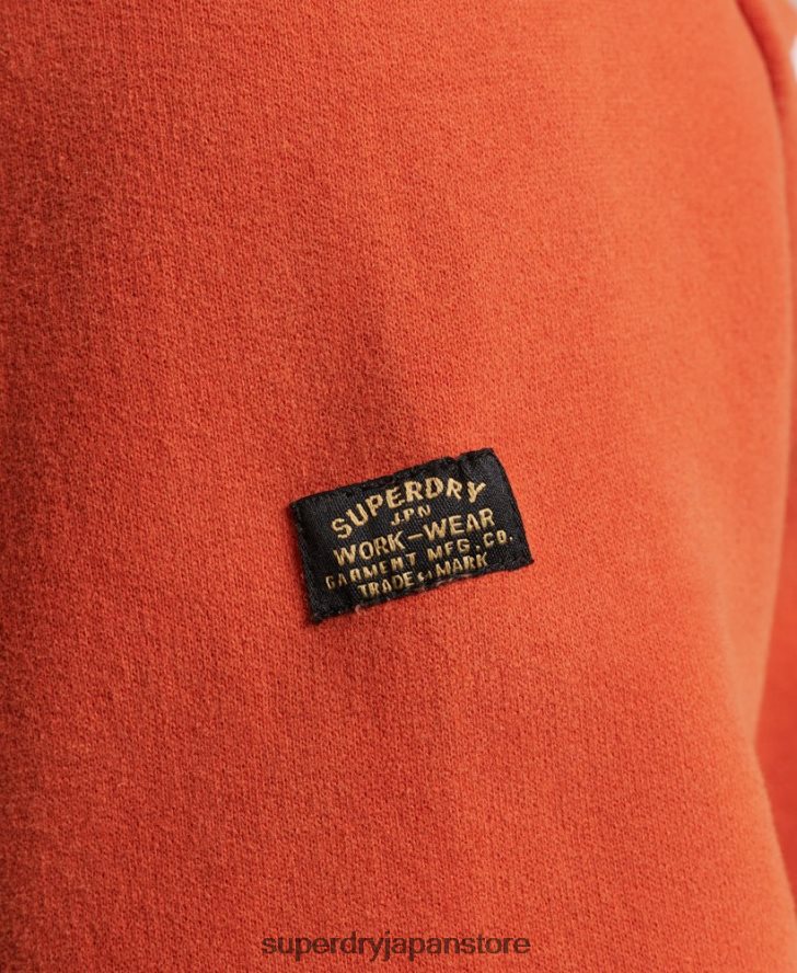 ヴィンテージクラシッククルースウェットシャツ 男性 Superdry 衣類 オレンジ 2J62PZ5143