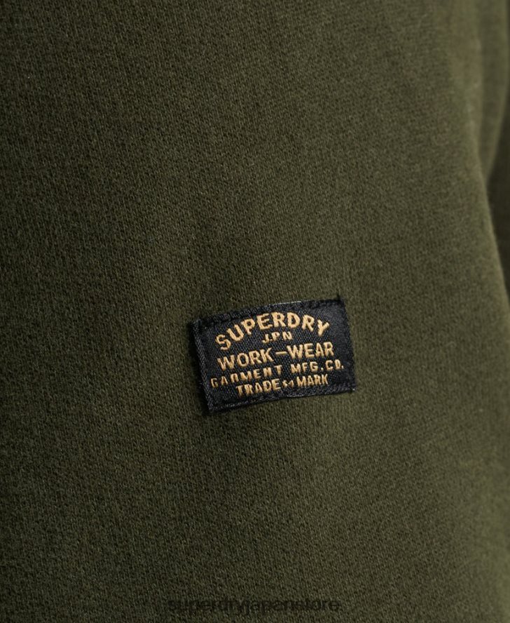 ヴィンテージクラシッククルースウェットシャツ 男性 Superdry 衣類 緑 2J62PZ5149