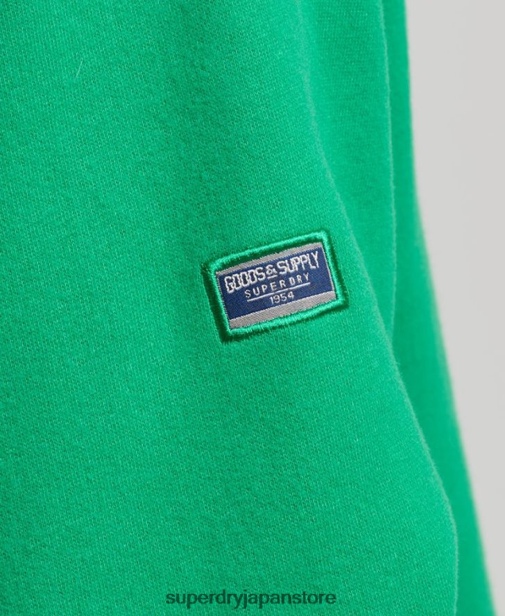 トーナルコアロゴ刺繍パーカー 男性 Superdry 衣類 緑 2J62PZ5177