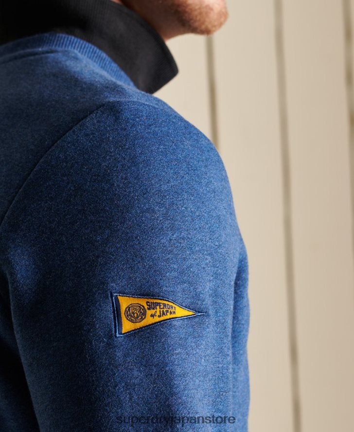 ヴィンテージロゴソースクルースウェットシャツ 男性 Superdry 衣類 青 2J62PZ5181