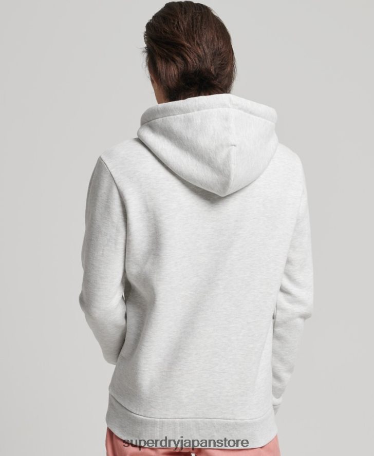 ヴィンテージコーポレートロゴパーカー 男性 Superdry 衣類 ライトグレー 2J62PZ5184