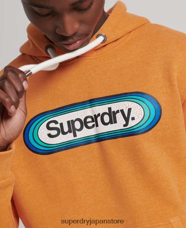 ヴィンテージコアロゴシーズンパーカー 男性 Superdry 衣類 黄色 2J62PZ5195