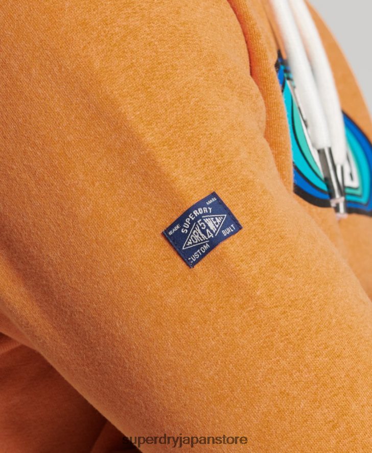 ヴィンテージコアロゴシーズンパーカー 男性 Superdry 衣類 黄色 2J62PZ5195