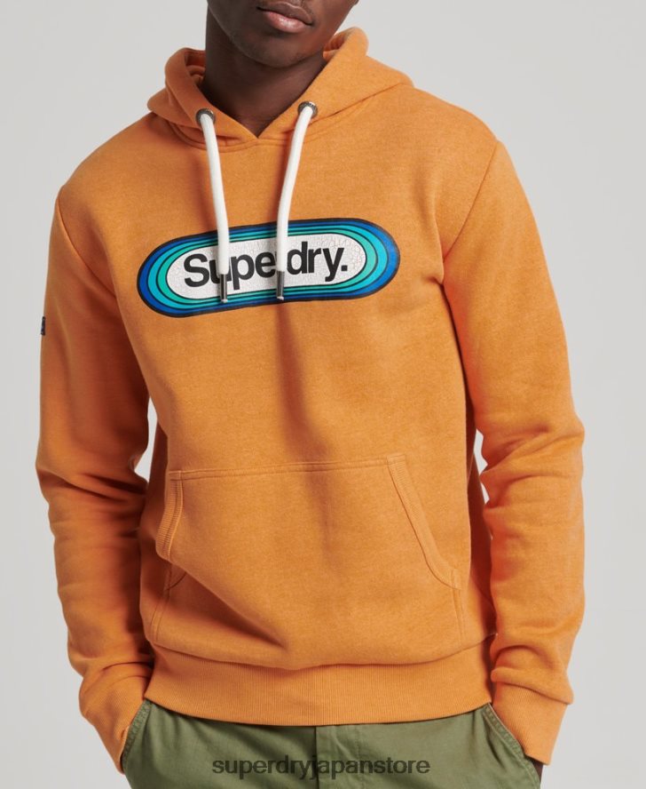 ヴィンテージコアロゴシーズンパーカー 男性 Superdry 衣類 黄色 2J62PZ5195