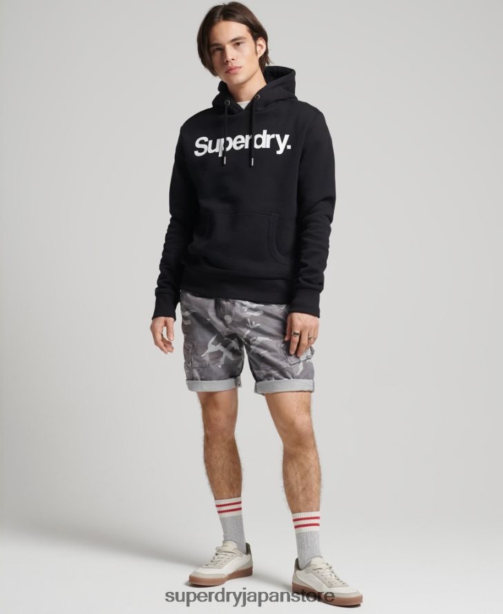 コアロゴパーカー 男性 Superdry 衣類 黒 2J62PZ5196