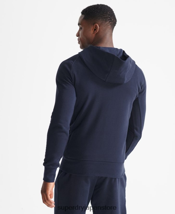トレインコアパーカー 男性 Superdry 衣類 海軍 2J62PZ5197