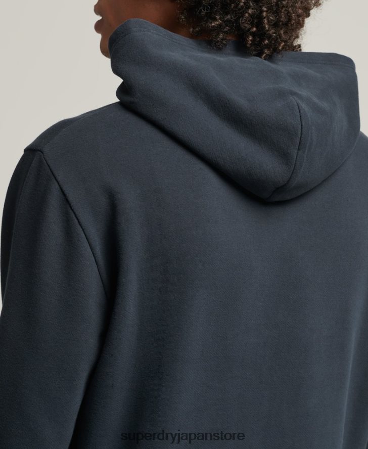 コードコアスポーツパーカー 男性 Superdry 衣類 海軍 2J62PZ5213