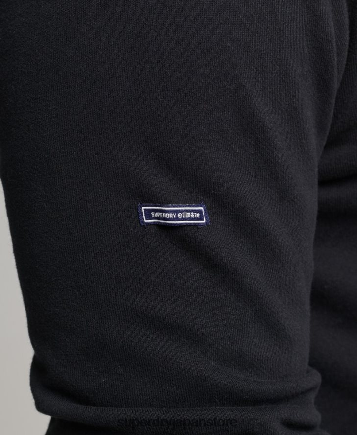 ヴィンテージロゴ ヘリテージパーカー 男性 Superdry 衣類 黒 2J62PZ5223
