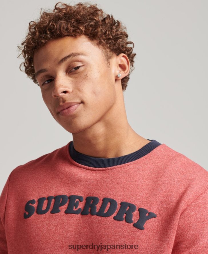 ヴィンテージ クーパー クラシック クルー スウェットシャツ 男性 Superdry 衣類 赤 2J62PZ5224