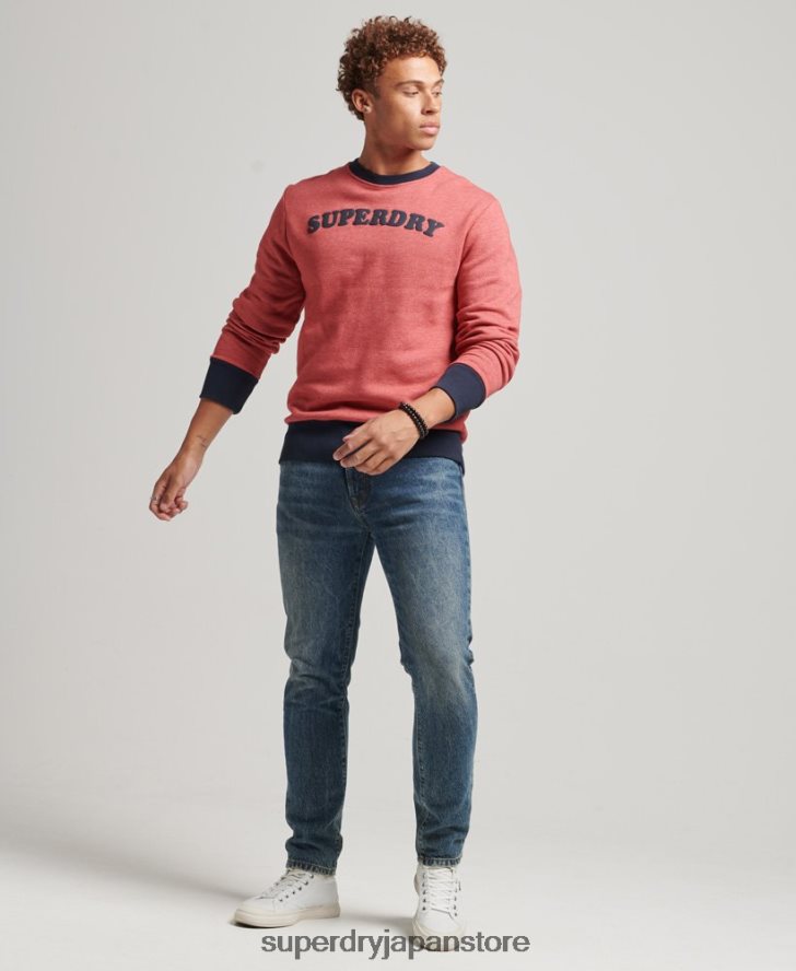 ヴィンテージ クーパー クラシック クルー スウェットシャツ 男性 Superdry 衣類 赤 2J62PZ5224