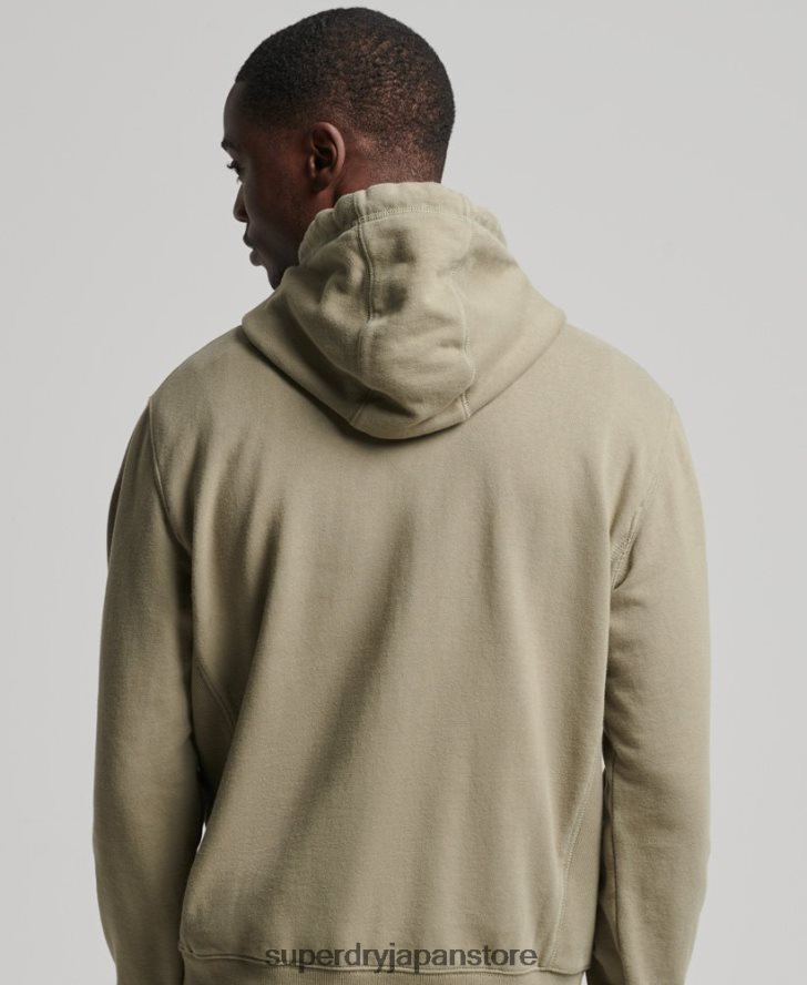 エッセンシャルパーカー 男性 Superdry 衣類 カーキ 2J62PZ5228