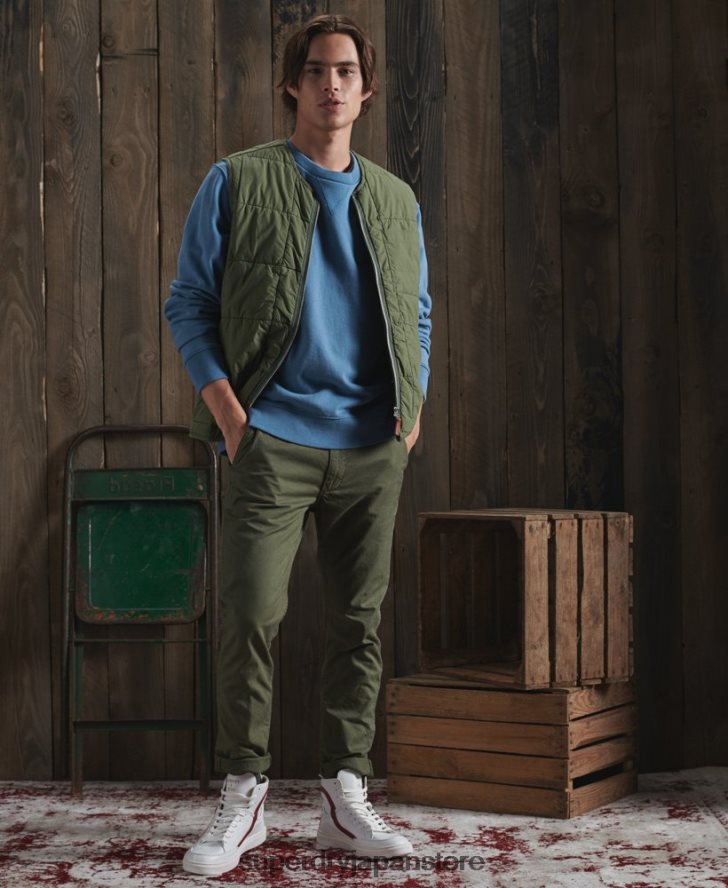 限定版ドライグラフィックスウェットシャツ 男性 Superdry 衣類 ライトブルー 2J62PZ5234