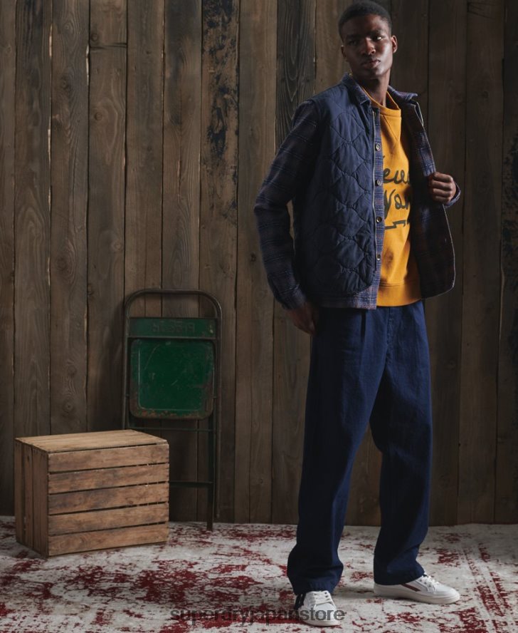限定版ドライグラフィックスウェットシャツ 男性 Superdry 衣類 黄色 2J62PZ5235